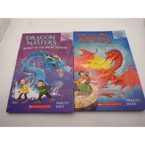 Dragon Masters Book Lot Secret of the Water Dragon Power of the Fire Dragon 3 4